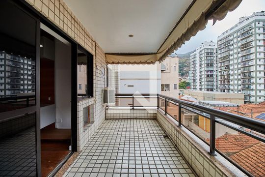 Varanda da Sala de apartamento à venda com 3 quartos, 119m² em Maracanã, Rio de Janeiro
