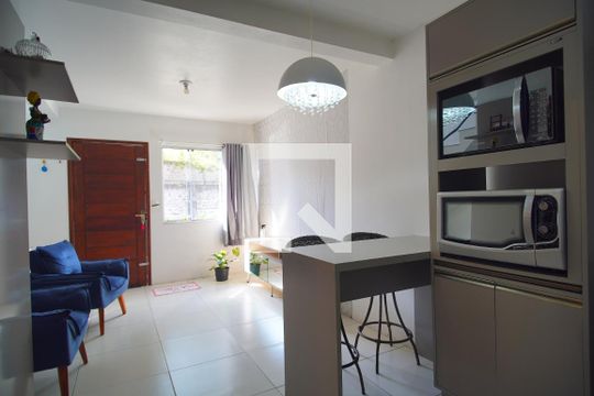 Cozinha de casa à venda com 2 quartos, 60m² em São Jorge, Novo Hamburgo