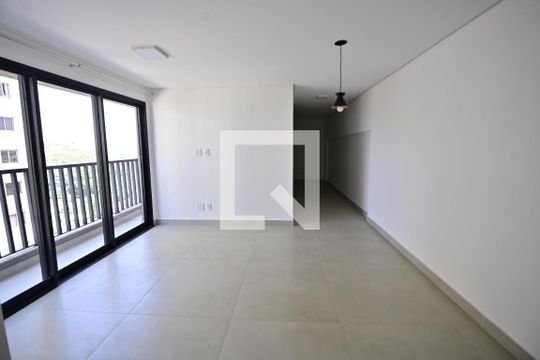 Sala/Cozinha de apartamento à venda com 1 quarto, 48m² em Parque Amazônia, Goiânia