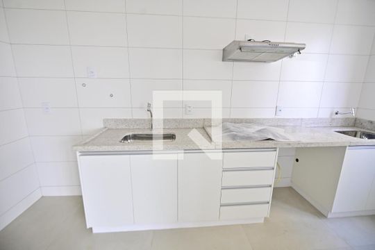 Sala/Cozinha de apartamento à venda com 1 quarto, 48m² em Parque Amazônia, Goiânia