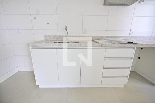 Sala/Cozinha de apartamento à venda com 1 quarto, 48m² em Parque Amazônia, Goiânia