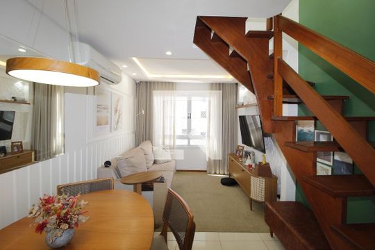 Sala de apartamento à venda com 3 quartos, 145m² em Jardim Itu, Porto Alegre