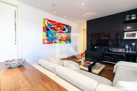 Sala de apartamento à venda com 2 quartos, 145m² em Brooklin, São Paulo