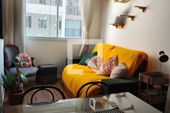 Sala de apartamento à venda com 2 quartos, 43m² em Jardim Monte Alegre, Taboão da Serra