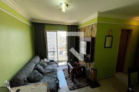 Sala de apartamento à venda com 2 quartos, 54m² em Vila Amélia, São Paulo