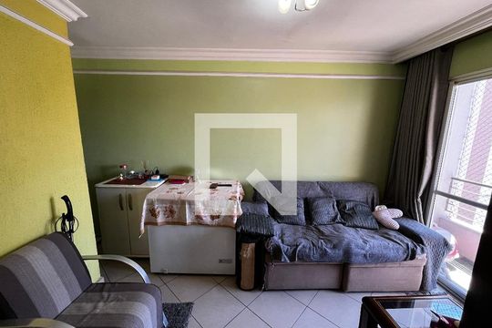 Sala de apartamento à venda com 2 quartos, 54m² em Vila Amélia, São Paulo