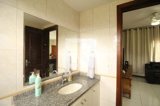 Lavabo de casa de condomínio à venda com 3 quartos, 121m² em Pechincha, Rio de Janeiro
