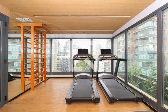 Academia 2 de kitnet/studio para alugar com 1 quarto, 35m² em Jardins, São Paulo