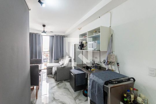 Cozinha e Área de Serviço de apartamento para alugar com 1 quarto, 32m² em Imperial de São Cristóvão, Rio de Janeiro