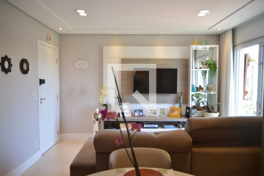 Sala de apartamento à venda com 2 quartos, 72m² em Jardim, Santo André