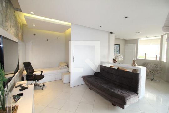Cobertura - Sala de apartamento para alugar com 3 quartos, 210m² em Parque Residencial Aquarius, São José dos Campos