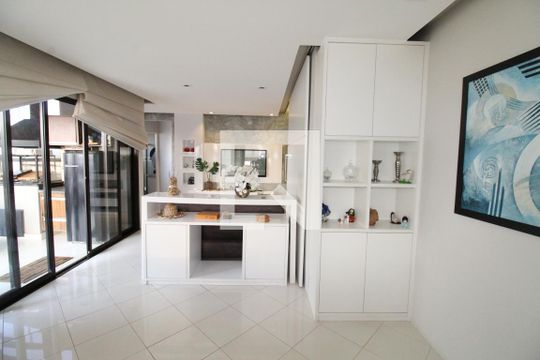 Cobertura - Sala de apartamento para alugar com 3 quartos, 210m² em Parque Residencial Aquarius, São José dos Campos