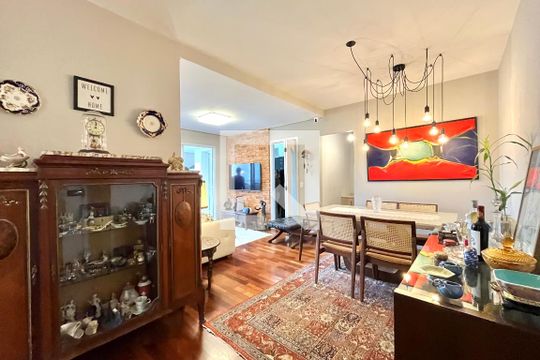 Sala de apartamento para alugar com 3 quartos, 108m² em Vila Alexandria, São Paulo