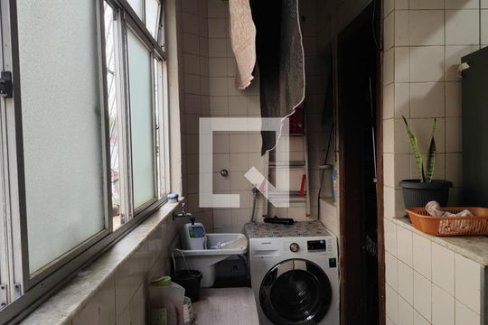 Área de Serviço de apartamento à venda com 3 quartos, 94m² em Havaí, Belo Horizonte