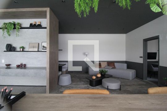 Área Comum - Coworking de kitnet/studio para alugar com 1 quarto, 25m² em Vila Olímpia, São Paulo