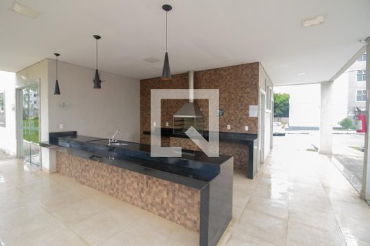 Área comum - Churrasqueira de apartamento à venda com 2 quartos, 48m² em Perobas, Contagem