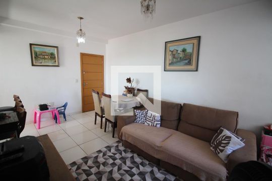 Sala de apartamento à venda com 2 quartos, 70m² em Riacho das Pedras, Contagem