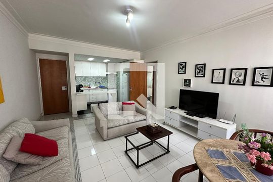 Sala de apartamento à venda com 1 quarto, 65m² em Alphaville Industrial, Barueri