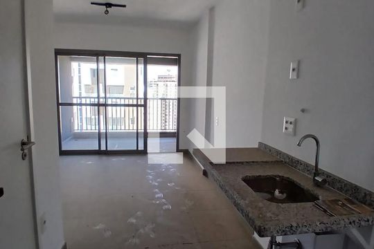 Cozinha de kitnet/studio à venda com 1 quarto, 25m² em Moema, São Paulo