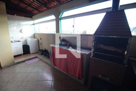 Área gourmet / Área de Serviço de casa para alugar com 4 quartos, 511m² em Lindéia, Contagem