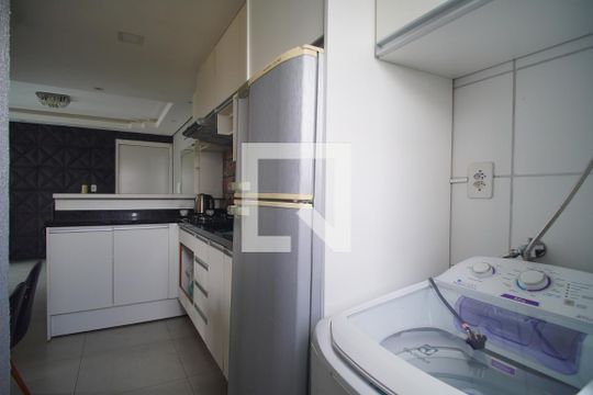 Cozinha de apartamento à venda com 2 quartos, 50m² em Duque de Caxias, São Leopoldo