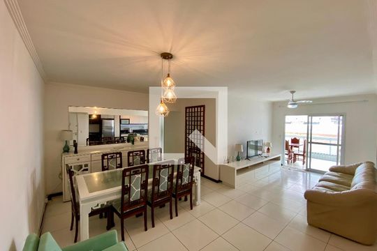 Sala/Cozinha de apartamento para alugar com 3 quartos, 168m² em Vila Assuncao, Praia Grande