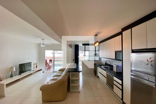 Sala/Cozinha de apartamento para alugar com 3 quartos, 168m² em Vila Assuncao, Praia Grande