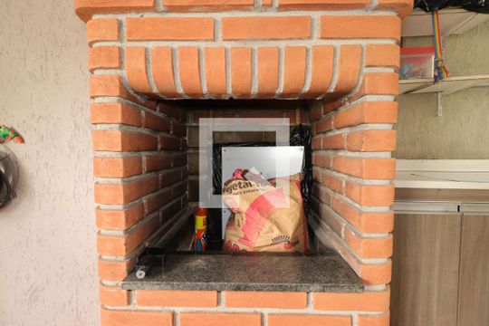 Garagem - Churrasqueira de casa à venda com 2 quartos, 147m² em Parque Central, Santo André