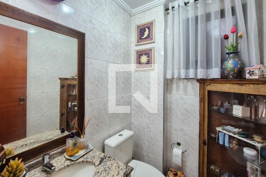 Lavabo de apartamento à venda com 3 quartos, 107m² em Jardim Chácara Inglesa, São Bernardo do Campo