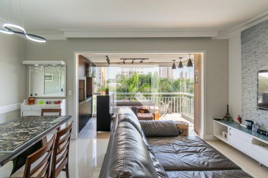 Sala de apartamento para alugar com 3 quartos, 93m² em Jardim Jabaquara, São Paulo