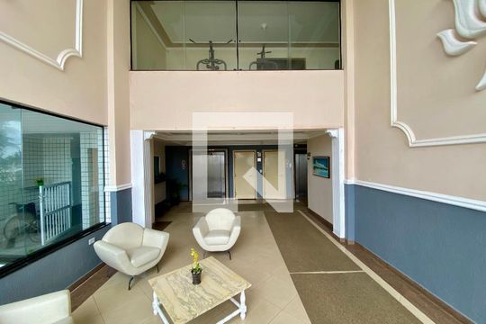 Hall de Entrada de apartamento para alugar com 2 quartos, 65m² em Guilhermina, Praia Grande