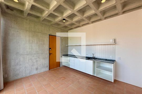 Sala de apartamento para alugar com 1 quarto, 35m² em Brooklin, São Paulo