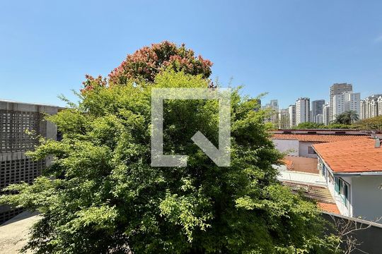 Vista da Sala de apartamento para alugar com 1 quarto, 35m² em Brooklin, São Paulo