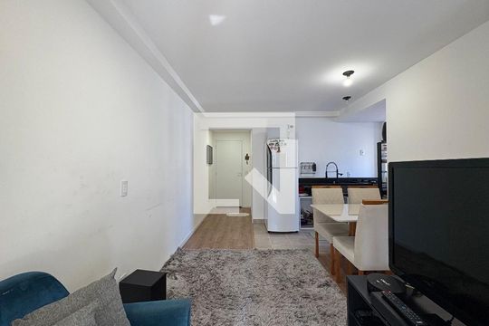 Sala de apartamento à venda com 2 quartos, 48m² em Campestre, Santo André