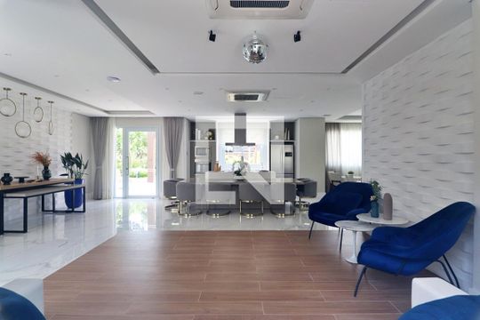 Área comum - Salão de festas de apartamento à venda com 4 quartos, 185m² em Jardim, Santo André