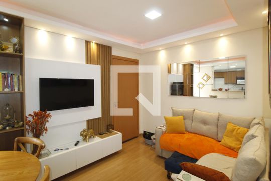 Sala de apartamento à venda com 2 quartos, 48m² em Morro Santana, Porto Alegre