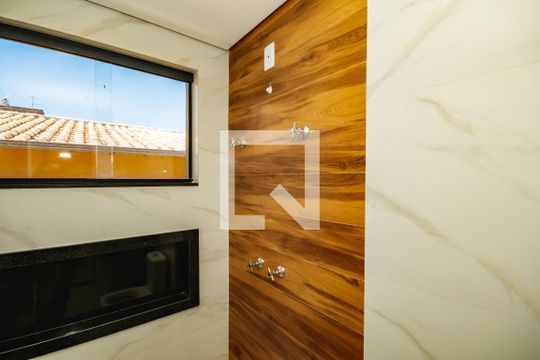 Banheiro da Suíte de casa à venda com 3 quartos, 200m² em Santa Branca, Belo Horizonte