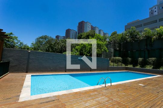 Área comum - Piscina de apartamento à venda com 1 quarto, 32m² em Vila Andrade, São Paulo