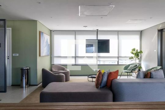 Área comum - Salão de festas de kitnet/studio à venda com 1 quarto, 22m² em Barra Funda, São Paulo