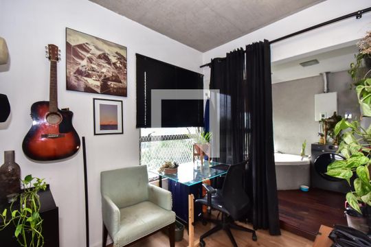 Banheiro da Suíte de apartamento para alugar com 1 quarto, 70m² em Panamby, São Paulo
