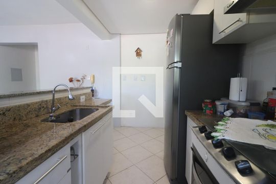 Cozinha e Área de Serviço de apartamento à venda com 2 quartos, 60m² em Rio Branco, Novo Hamburgo