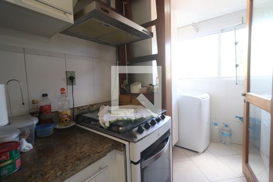 Cozinha e Área de Serviço de apartamento à venda com 2 quartos, 60m² em Rio Branco, Novo Hamburgo
