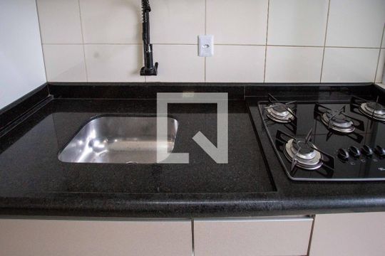 Cozinha de apartamento à venda com 2 quartos, 50m² em Vila Rica, São Bernardo do Campo