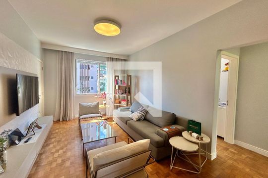 Sala de apartamento à venda com 2 quartos, 82m² em Centro, Novo Hamburgo