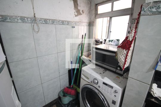 Área de Serviço de apartamento à venda com 3 quartos, 62m² em Santa Helena, Belo Horizonte