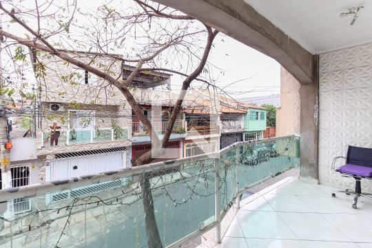 Varanda da Sala de casa para alugar com 3 quartos, 105m² em Parque Savoy City, São Paulo