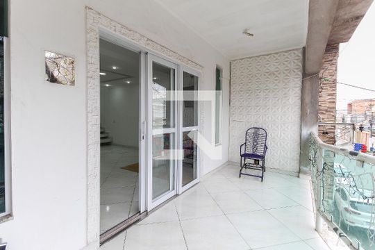 Varanda da Sala de casa para alugar com 3 quartos, 105m² em Parque Savoy City, São Paulo