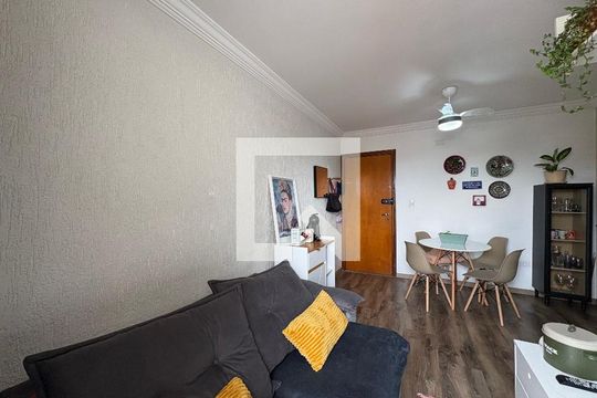 Sala de apartamento à venda com 2 quartos, 55m² em Vila Príncipe de Gales, Santo André
