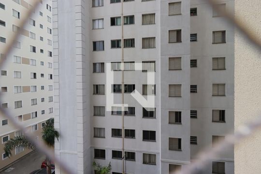 Vista da Sala de apartamento à venda com 2 quartos, 50m² em Vila Homero Thon, Santo André