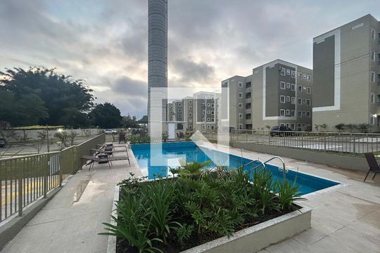 Área comum - Piscina de apartamento para alugar com 2 quartos, 42m² em Rondônia, Novo Hamburgo